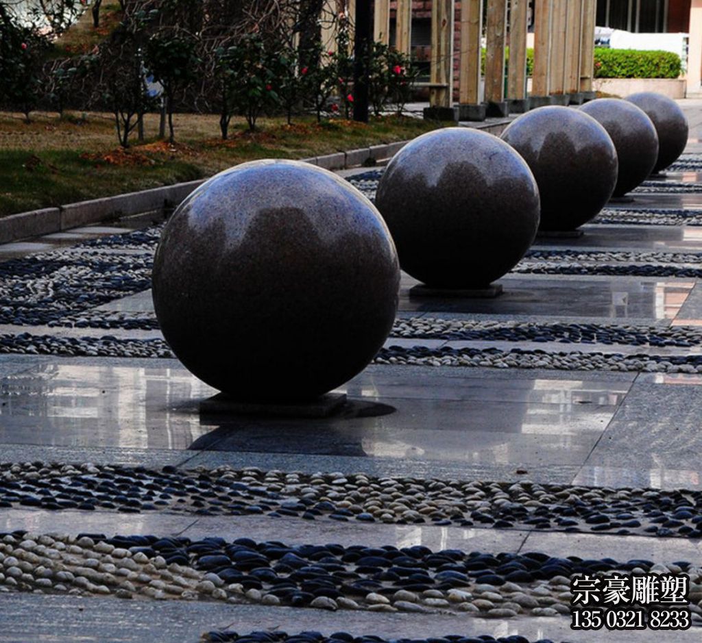 路障石球,市政園林阻車石,人車分離石頭擺件 路障石球,市政園林阻車石,人車分離石頭擺件