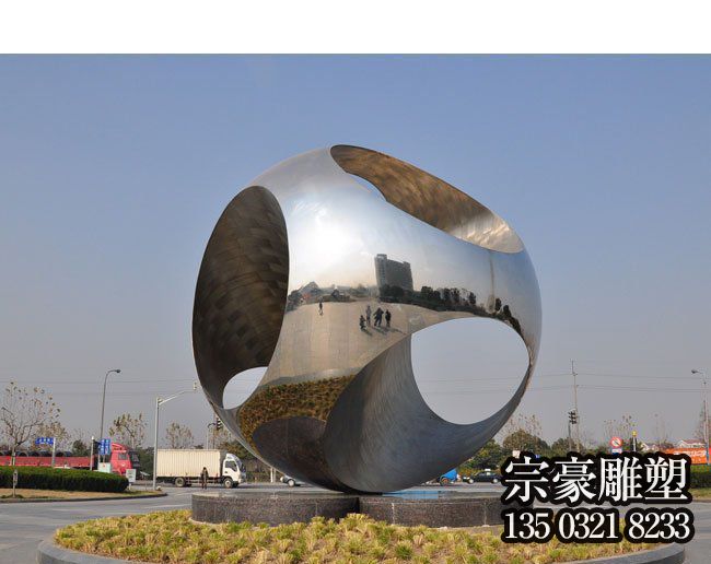 大型創意異形球鏤空球景觀雕塑 大型創意異形球鏤空球景觀雕塑
