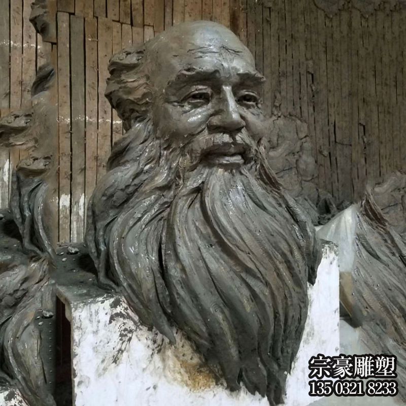 張大千頭像泥塑 張大千頭像泥塑